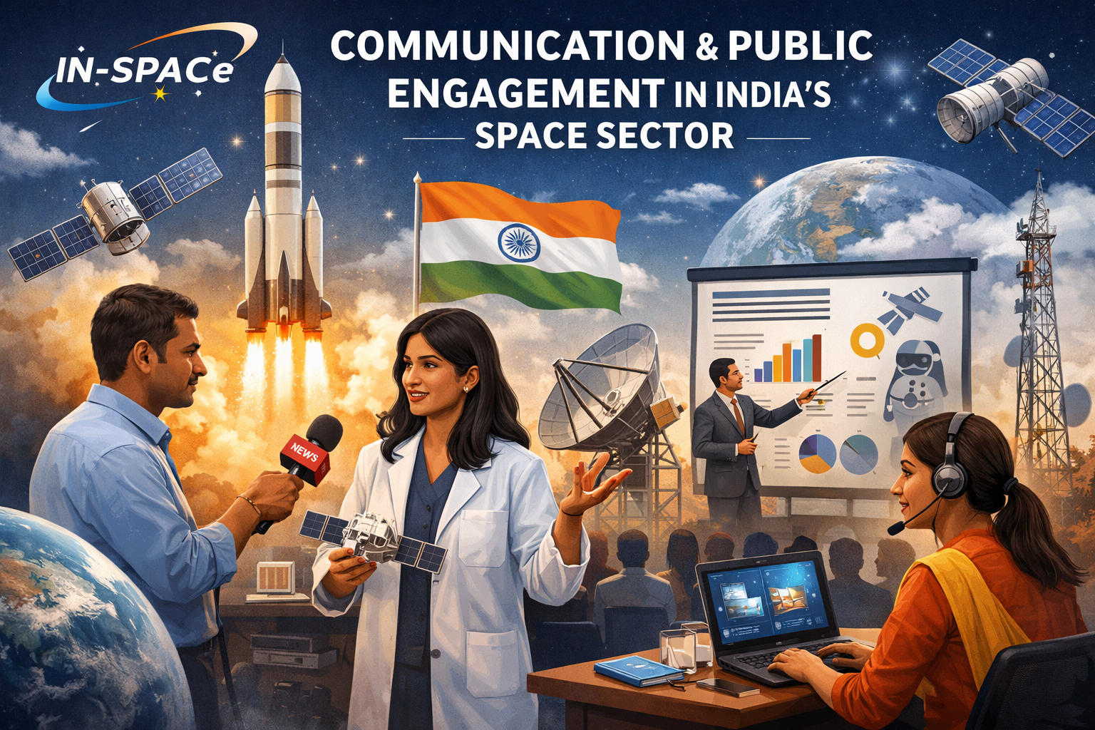 IN-SPACe Introduces Short-Term Course to Enhance Communication and Public Engagement in India’s Space Sector