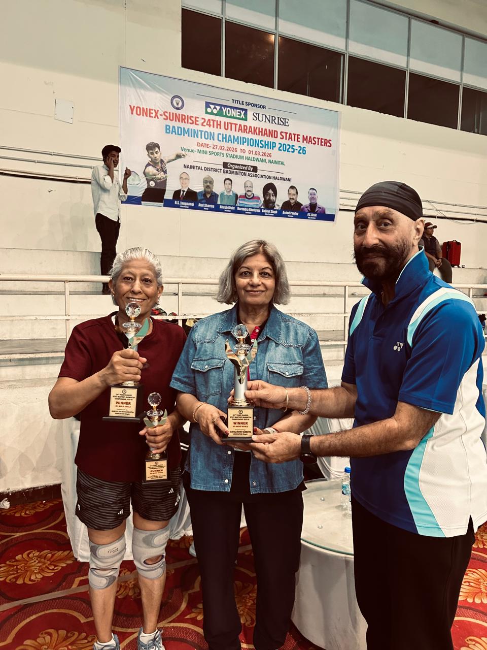 Dr Madhulika Brings Laurels to Roorkee with Gold and Silver at Uttarakhand State Badminton Championship