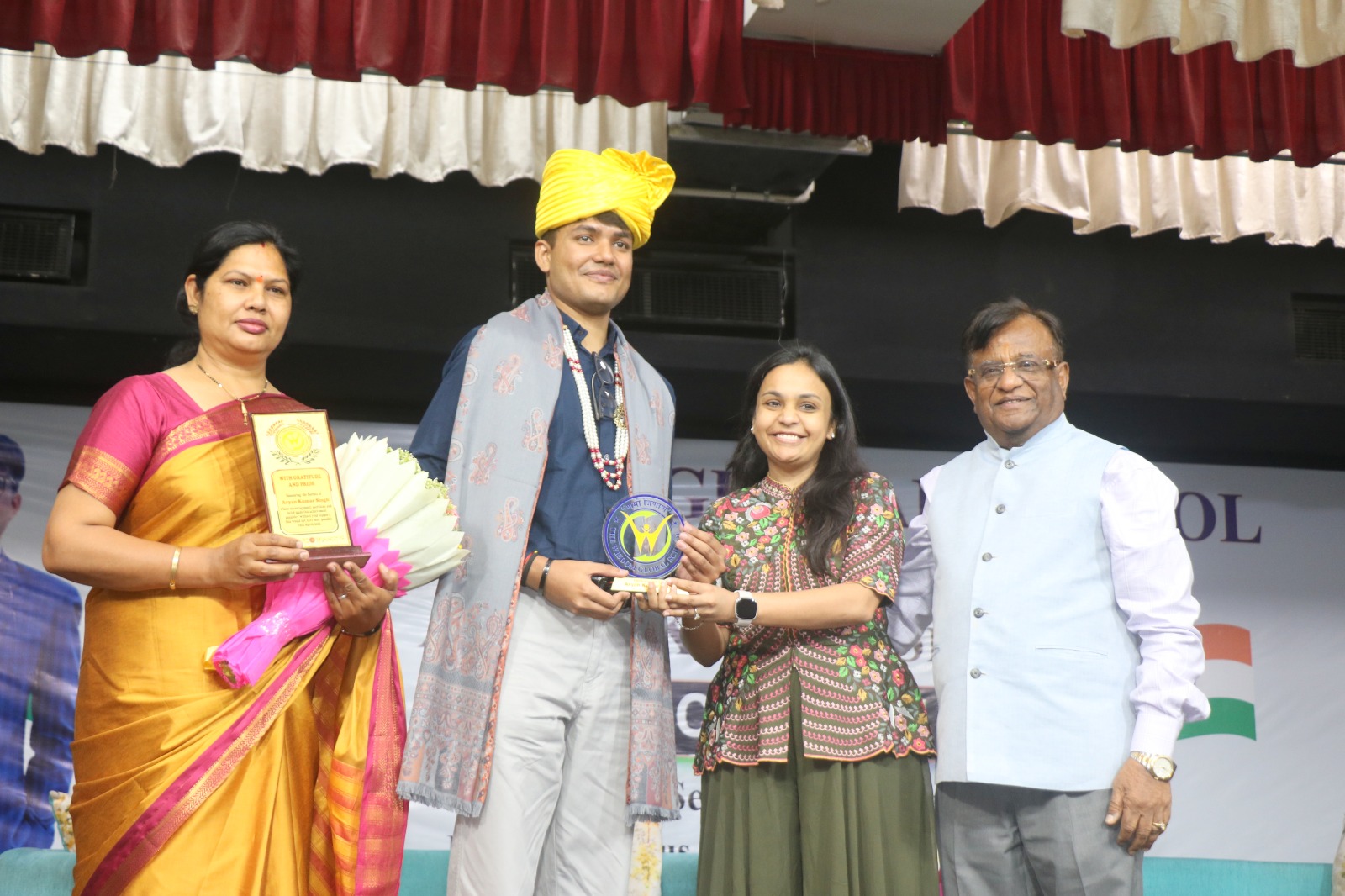 A Proud Moment for The Wisdom Global School: UPSC Achiever Aryan Kumar Singh Felicitated