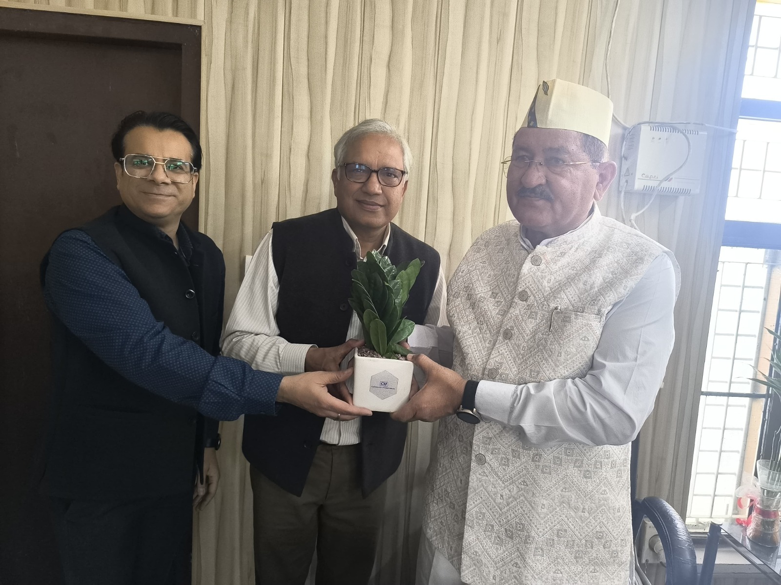 CII Delegation Meets MSME Minister Bharat Singh Chaudhary to Discuss Industrial Growth in Uttarakhand